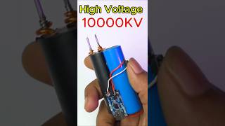 Ultra High Voltage Generator 400KV Boost from 3.7V! ⚡ | Mini DIY Science Project