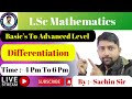 I.Sc Mathematics Basic’s To Advanced Level Differentiation Day - 7 #education #sachinsir