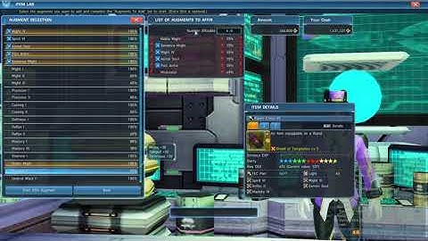[PSO2 Global] My first big affix (6 slots 170 MEL/35HP/15PP weapon)