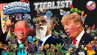 U.S. Presidents make a Skylanders Spyro's Adventure Tier List!!!