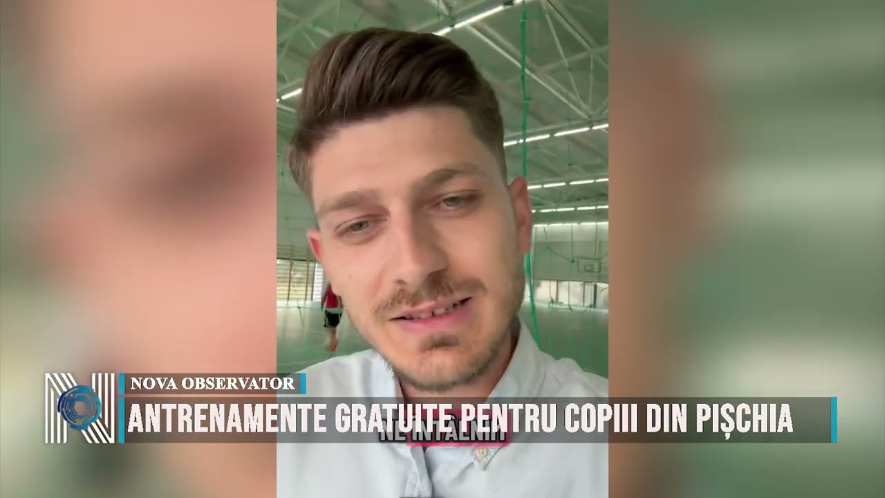 Antrenamente gratuite pentru copiii din Pișchia 
