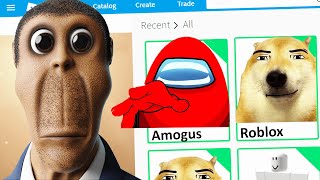 MAKING FUNNIEST MEMES a ROBLOX ACCOUNT