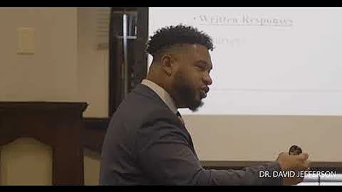 David Jefferson Jr's Ed. D. I Doctoral Dissertation Defense I Saint Elizabeth University 9/9/21