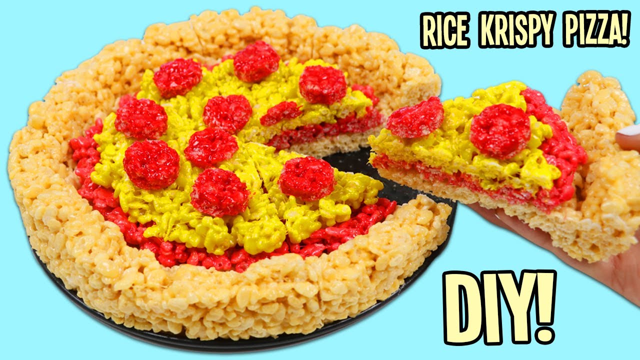 How to Make a Pepperoni Pizza Rice Krispy Treat!