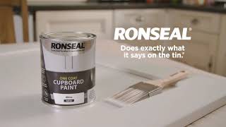 How To Use Ronseal One Coat Cupboard
