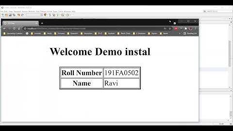 Reading Initialization Parameters using Jsp