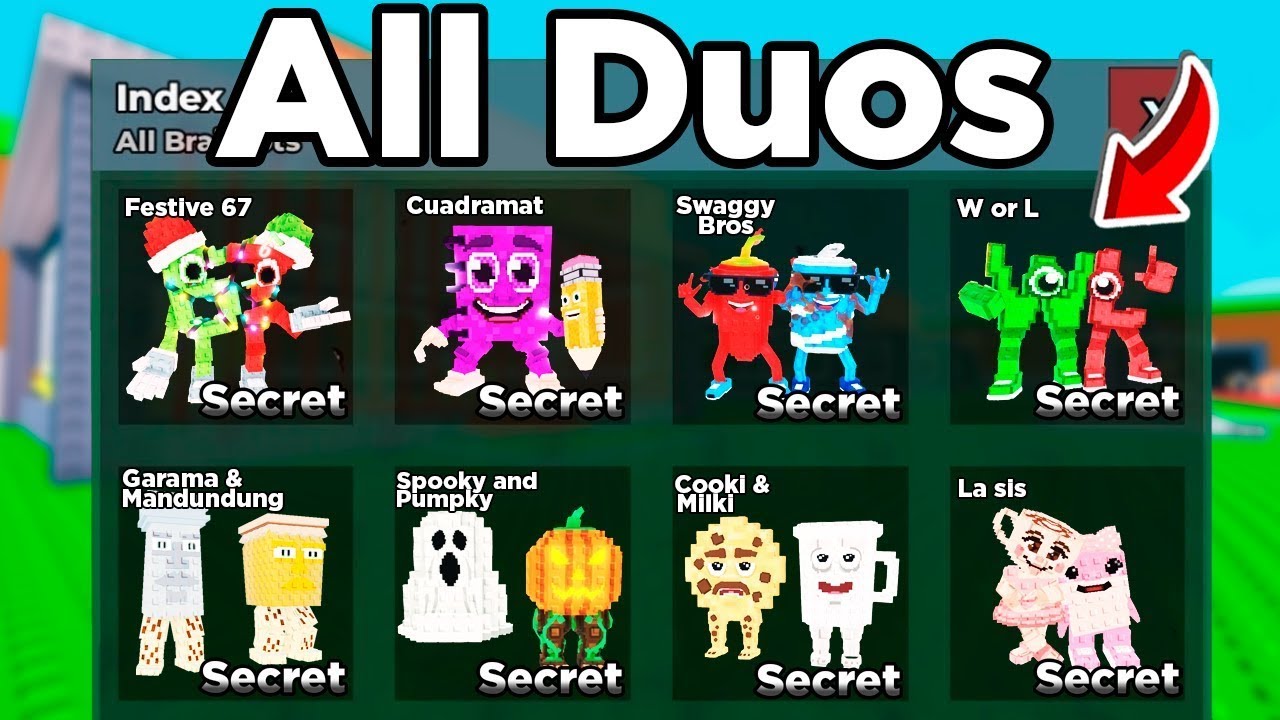 Unlocking Every Brainrot DUO in Steal a Brainrot