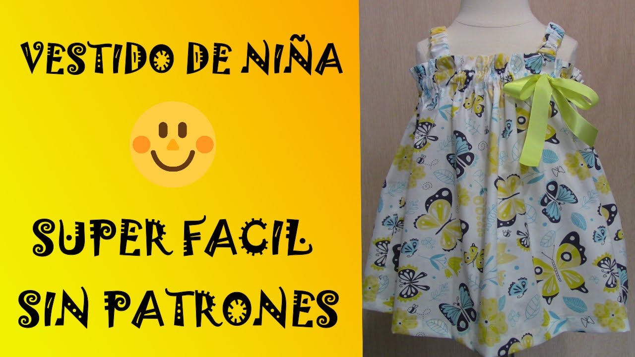 272 HACER HERMOSO VESTIDO NIÑA SIN PATRONES. - YouTube