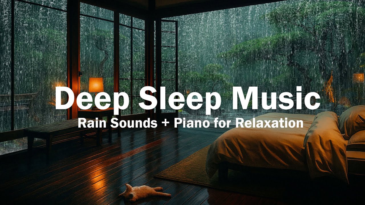 Relaxing Piano Music – Healing Rain Sounds for Deep Sleep, Stress ...
