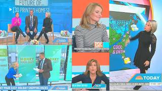 Dylan Dreyer lace over silky shoulders or under silky hair DD is silky
