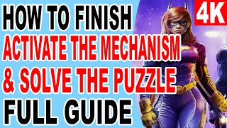 Gotham Knights Use AR to scan the area and Find a way to activate the mechanism to Solve the Puzzle