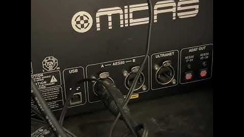 Como conectar 2 MIDAS  M32 con un solo stage box DL32🎧🎛