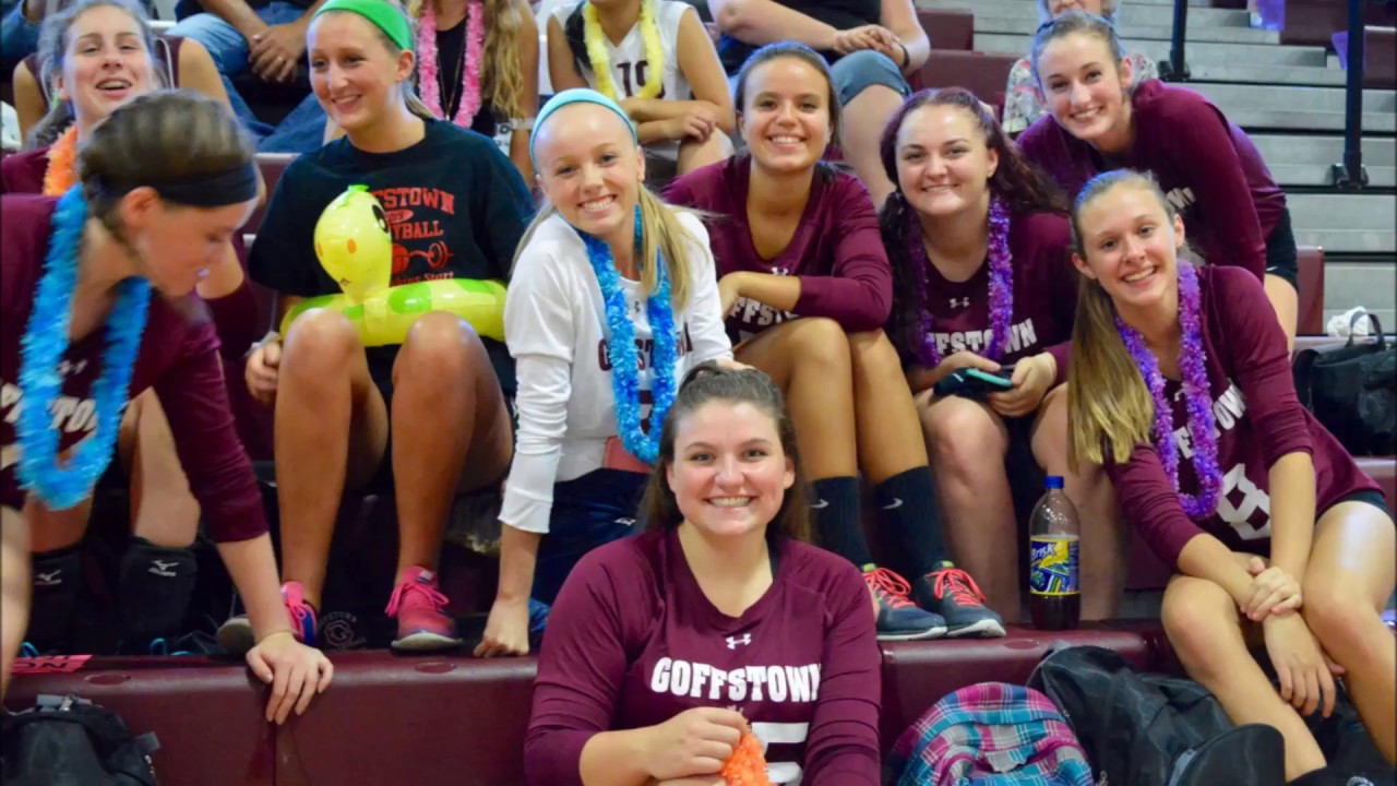 Goffstown High School Volleyball 2016 Highlight Reel YouTube
