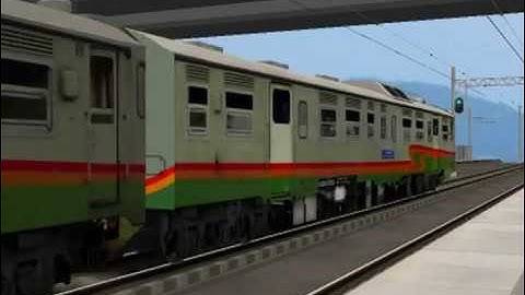 Funny PSY Elevator in Indonesian DMU 302 Series OpenBVE