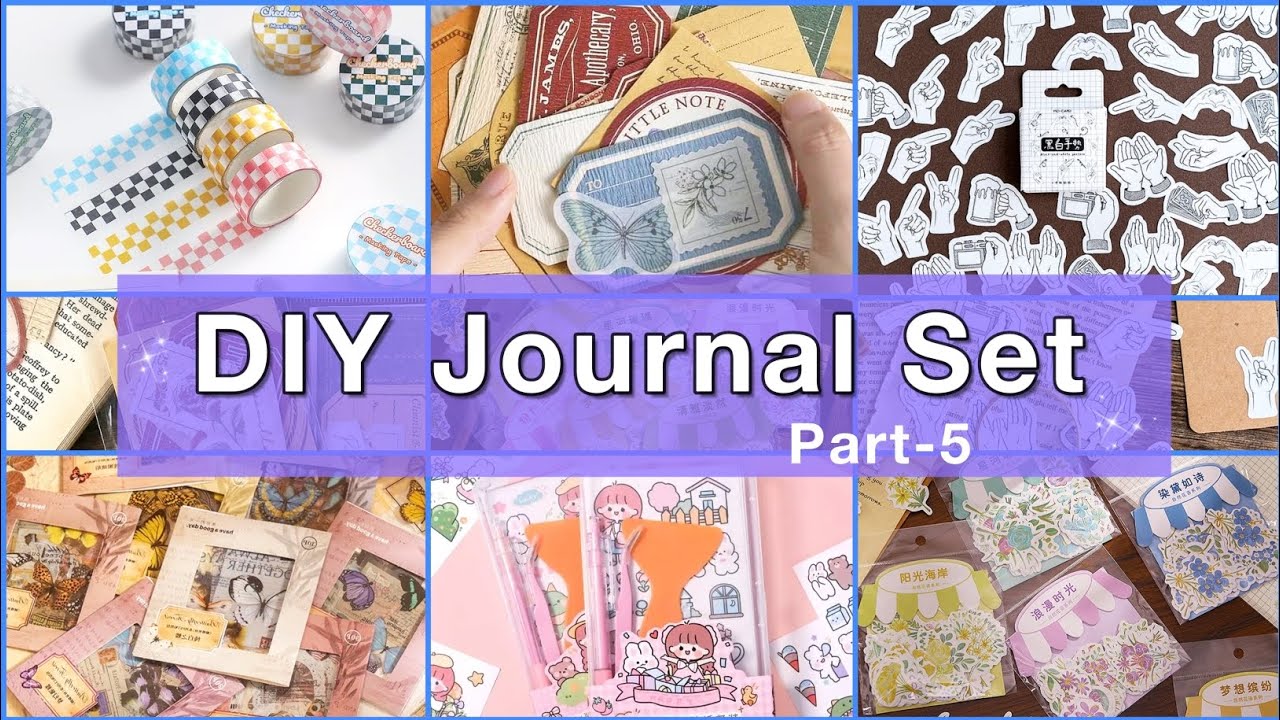 DIY JOURNAL SET(Part-5) | How to make Journal Set at home - YouTube