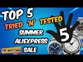 Top 5 Aliexpress Watches | Tried &amp; Tested | Summer Sale 2023