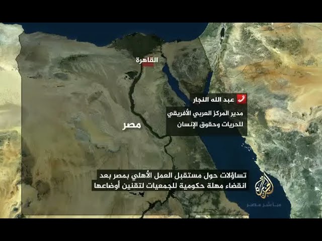 عبدالله النجار : قانون الجمعيات يمنع أي عمل حقوقي دون الرجوع لأمن الدولة