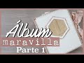 ✨ TUTORIAL Scrapbooking ÁLBUM PANICULATA + Repujado (Parte 1) EstructuraY  encuadernación MUY FÁCIL