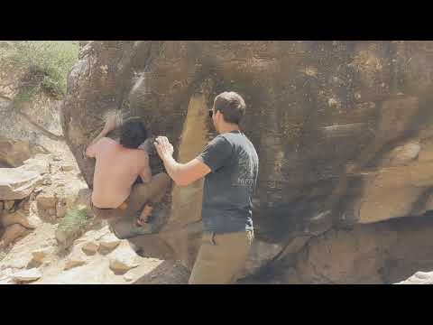 Beta Video for climb Champagne Supernova v9, Joe's Valley