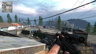 Counter Strike : Source - Outland - Gameplay Terrorist Forces (with bots) No Commentary