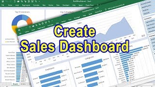 Sales Dashboard in Excel step by step guide 2023