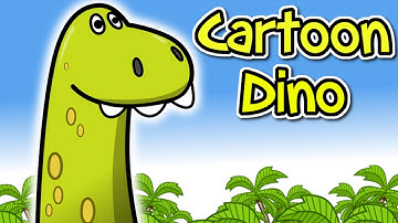 How to draw a Cartoon Dino (GIMP)