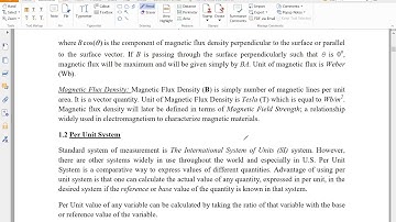 ETP4241 - Power Systems - Chapter 1 - Per Unit System