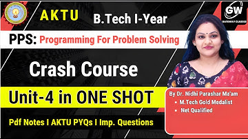 PPS  UNIT-4 I ONE SHOT I By  Nidhi Parashar Ma