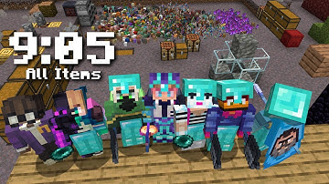 (9:05) 1.21.5 all items speedrun world record