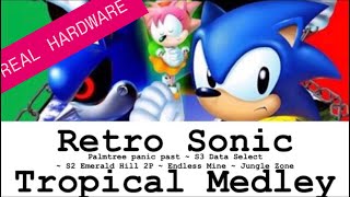 Sonic Tropical Medley (Real Hardware) Mega Drive YM2612 + SN76489