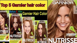 Top 5 Garnier  Brown Hair Color /Top 5 Hair Color Brands /How to dye hair at home @Explorewithhira