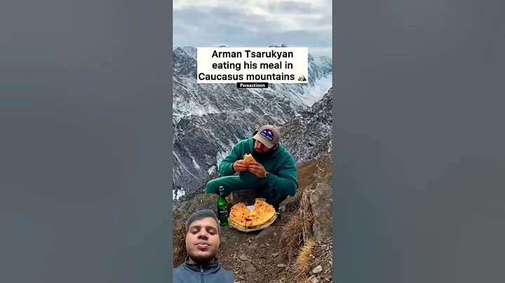 Arman Tsarukyan eating his meal in Caucasus mountains 🏔️❤️ #ufc #mma #mmashorts #shorts