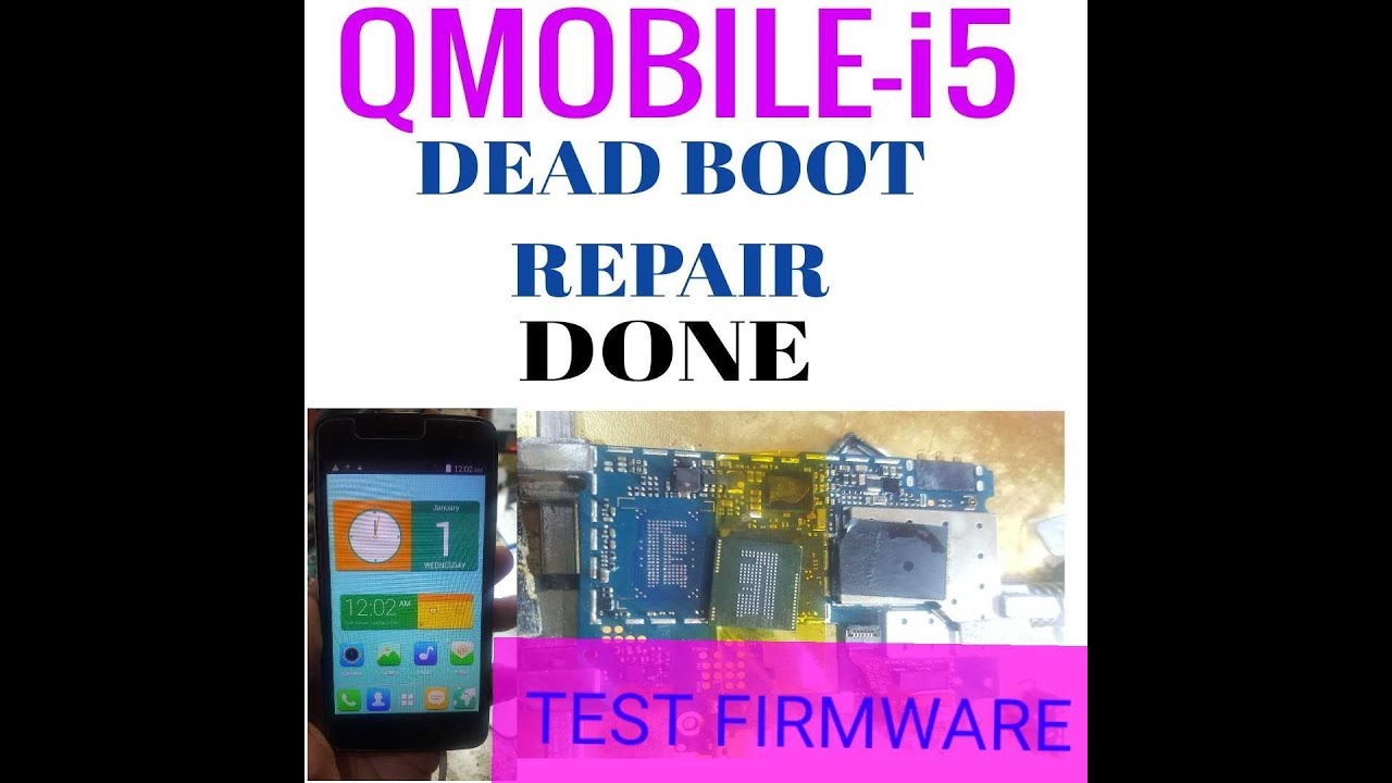 qmobile i5 dead boot repair by easy jtag