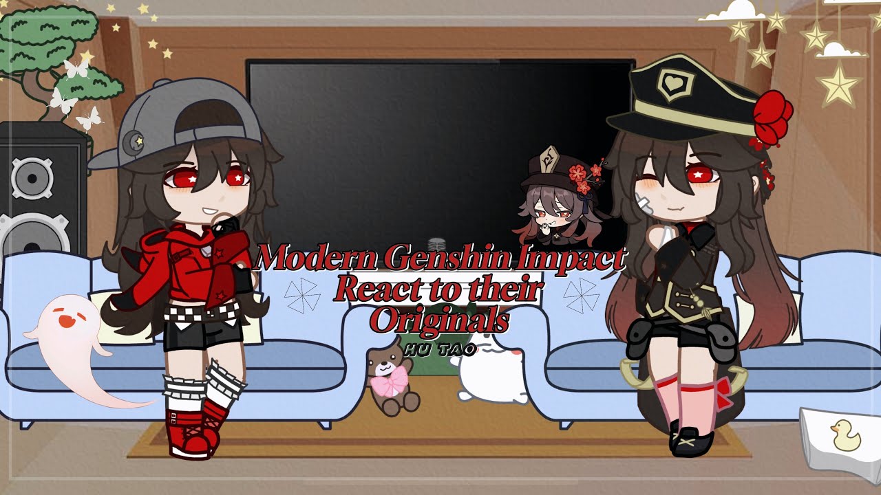 Modern Genshin Impact react to their Originals \\ Hu Tao // | Genshin Impact | pt 4/8