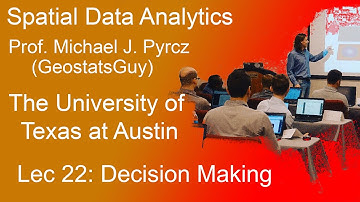 22 Spatial Data Analytics: Decision Making
