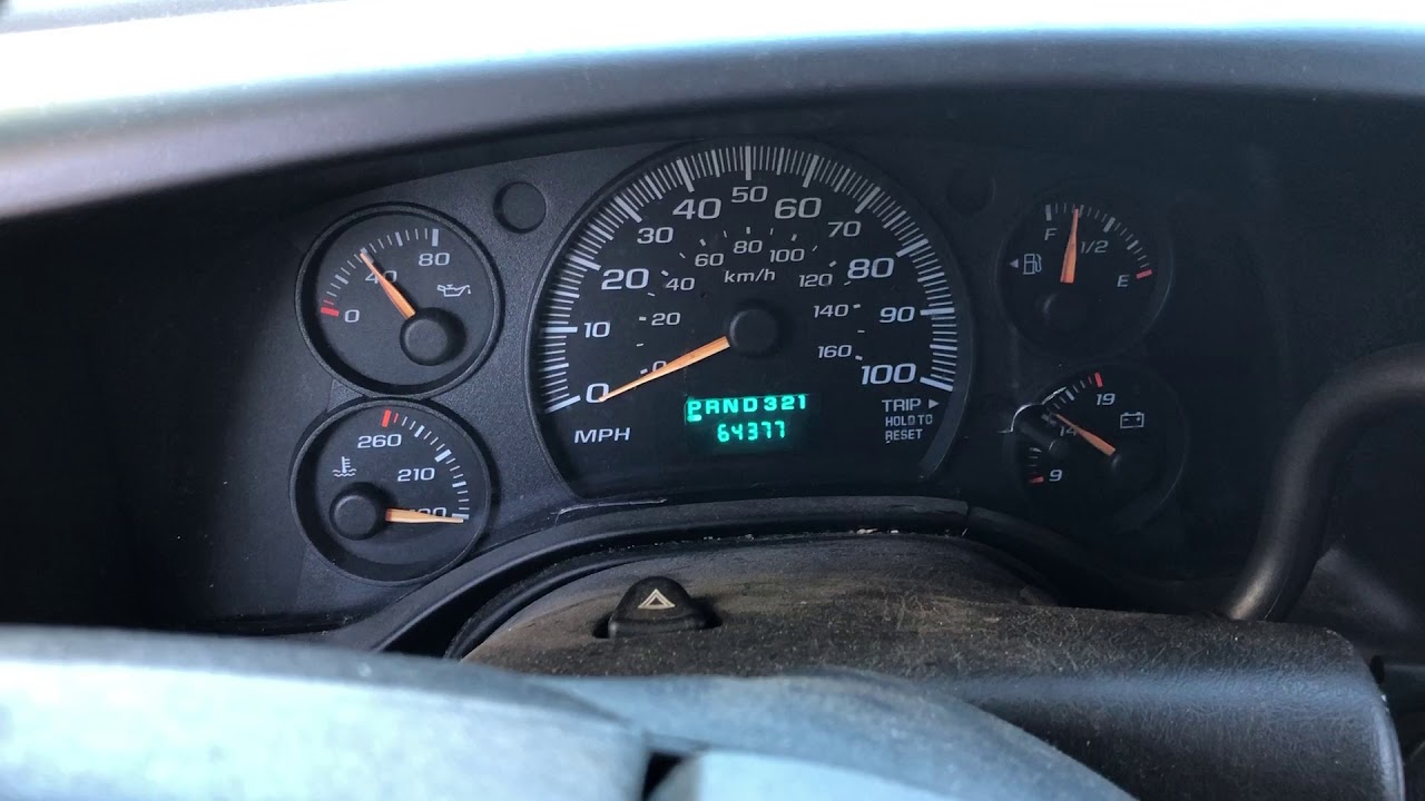 Dashboard and instrument cluster 2005 TBB Microbus YouTube