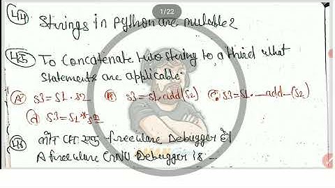 python MCQs questions and answers||M3-R5 - module 3||  50+ important MCQs