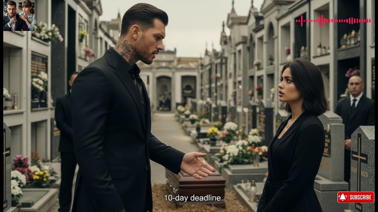 «На похоронах её отца — босс мафии и его люди внезапно окружили её»