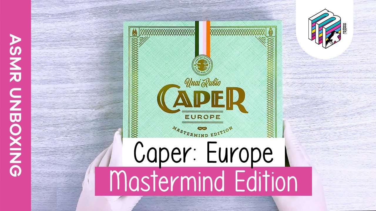 Caper Europe Mastermind Edition [ASMR Unboxing] YouTube