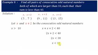 example 8 | LINEAR INEQUALITIES (solved examples) | math ncert solutions