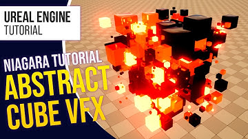 UE5 l Abstract Sci Fi Cube Effect using Niagara System l VFX Tutorial l Unreal Engine 5