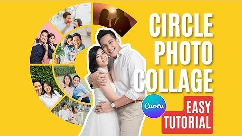 How to Make a Stunning Circle Photo Collage Frame in Canva  Easy Tutorial