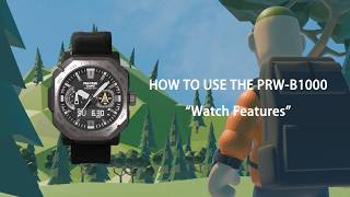 Prw-B1000 How To Using The Watch Operation Eng Casio Pro Trek