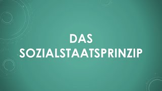 Das Sozialstaatsprinzip Einfach Und Kurz Erklrt