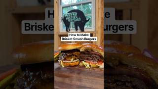 BRISKET SMASH BURGERS #brisketsmashburger #bbqlikeaboss #smokedbrisket #smashburger #bbqrecipe #bbq