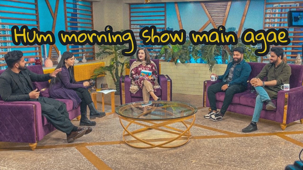 Hum Fun Fun Hum Morning Show Main Agae | Syed Ibad | The Fun Fin | vlog | Funny ...