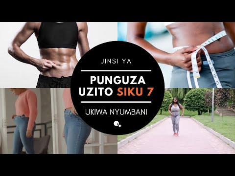 Video: Jinsi Ya Kupoteza Uzito Haraka Na Kwa Usahihi