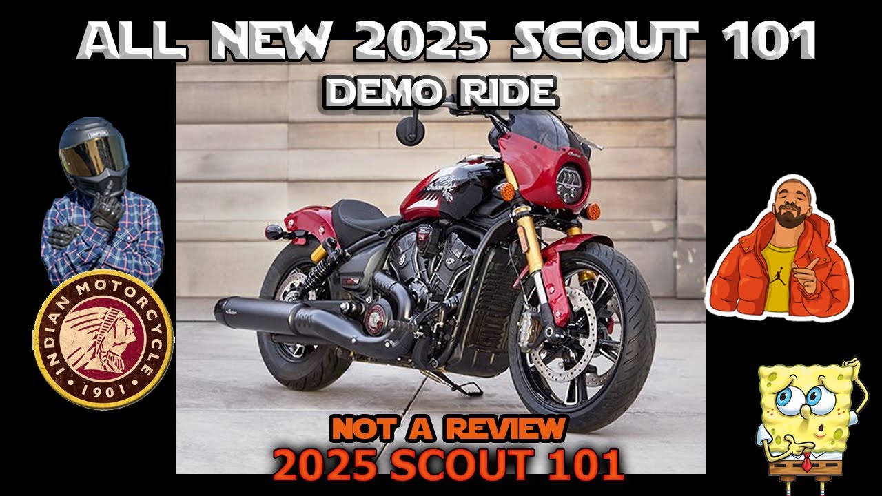 All New 2025 Indian Scout 101 Demo Motovlog - Amazing Bike!! You Gotta Ride It!!!