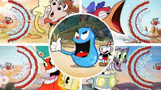 Cuphead Dlc - All Bosses Speedrun All Weapons Ex Attack