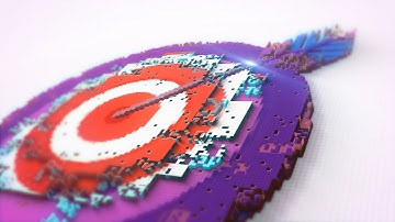 Intro Template #79 Pixel Logo